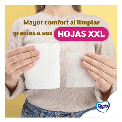Papel Higiénico Regio Luxury Almond Touch Hojas Dobles 4 pzs