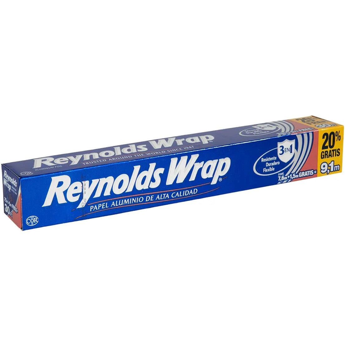 Papel Aluminio Reynolds Wrap 7.6m