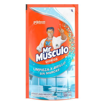 Limpiador Liquido Mr. Músculo Vidrios 500ml