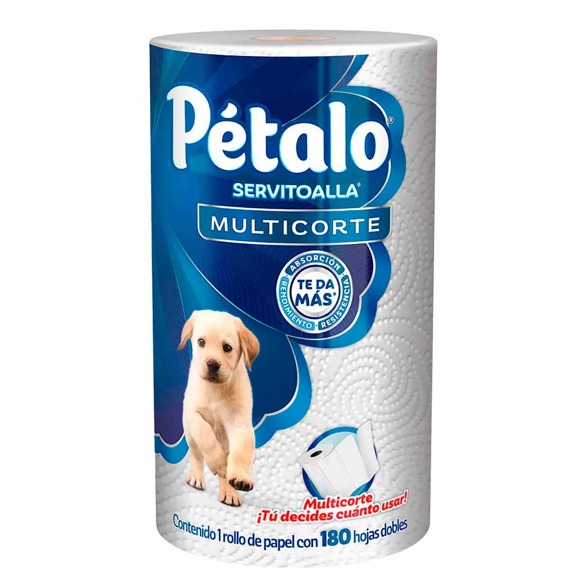 Toalla de Papel Pétalo Servitoalla Multicorte 180 hojas