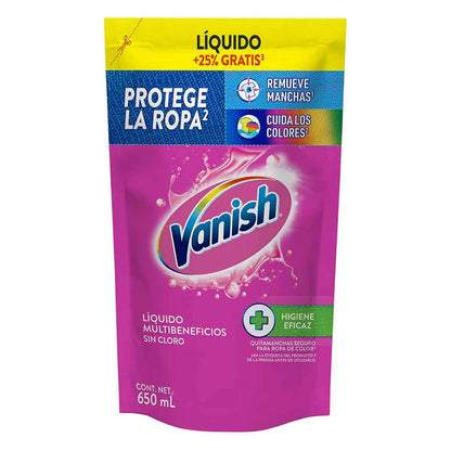 Quitamanchas Líquido Vanish 650ml