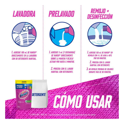 Quitamanchas Líquido Vanish 650ml