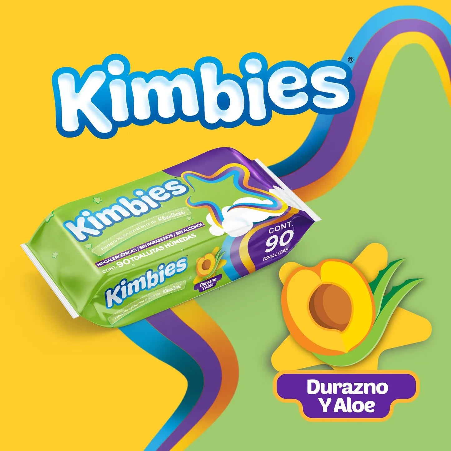 Toallitas Húmedas KleenBebé Kimbies 90 pzs
