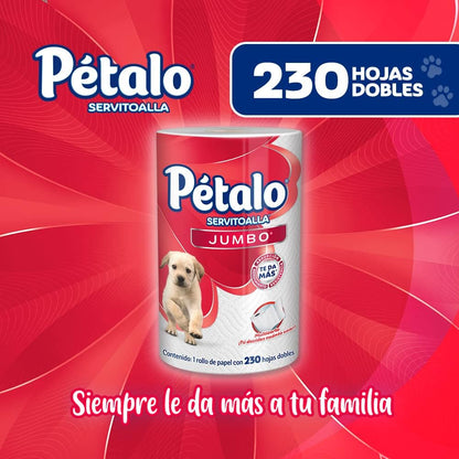 Toalla de Papel Pétalo Servitoalla Multicorte 230 hojas