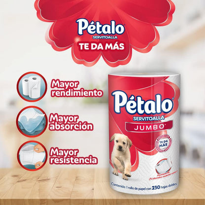 Toalla de Papel Pétalo Servitoalla Multicorte 230 hojas