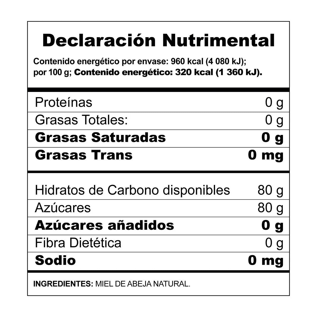 Miel De Abeja Carlota 300g
