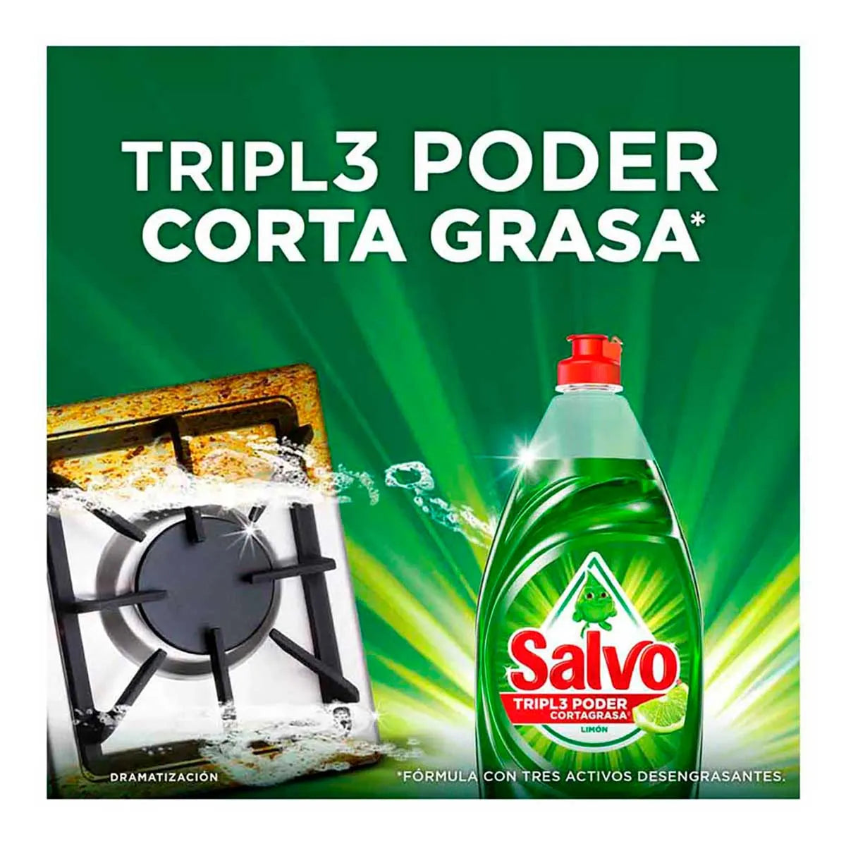 Lavatrastes Salvo Limón 215ml