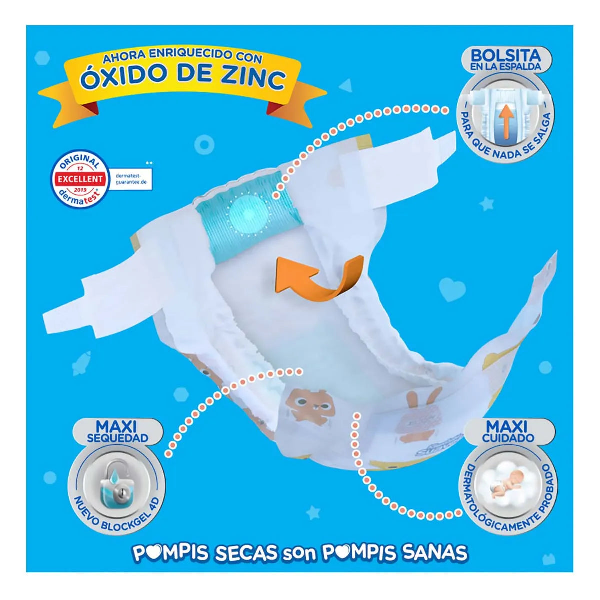 Pañales KleenBebé Suavelastic 5 - 7.5 Kg Etapa 2 Chico 40 pzs