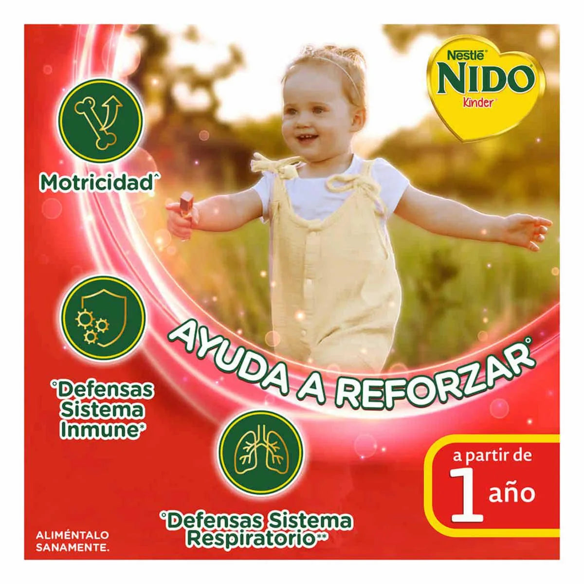 Alimento Nido Kinder 1+ Sobre 144g