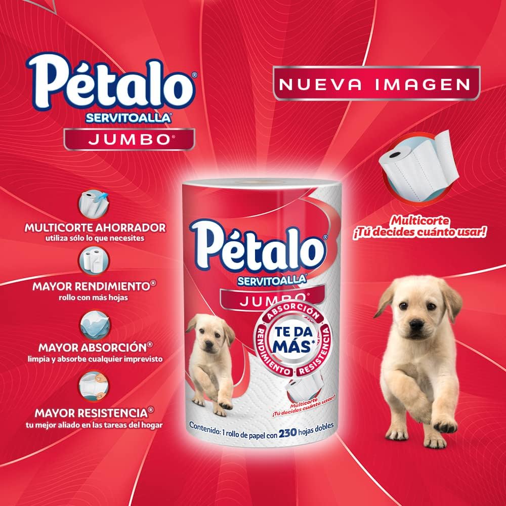 Toalla de Papel Pétalo Servitoalla Multicorte 230 hojas