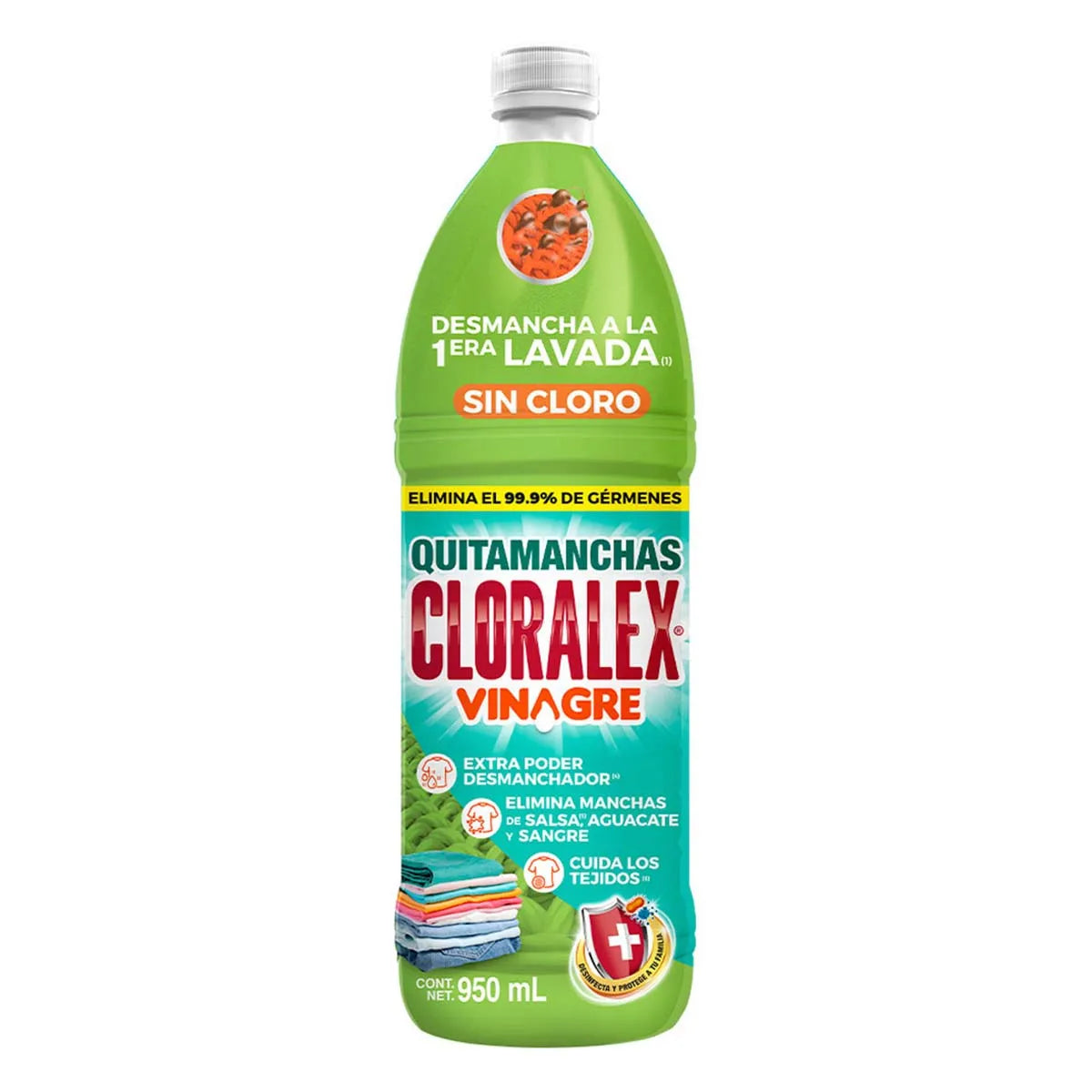 Cloralex Quitamanchas Vinagre Sin Cloro 950ml