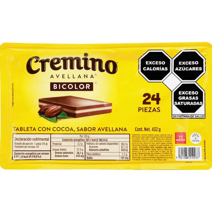 Chocolate Bicolor Chocolate Avellana 24 pzs
