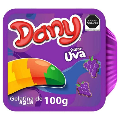 Gelatina de Agua Dany Sabor Uva 100g