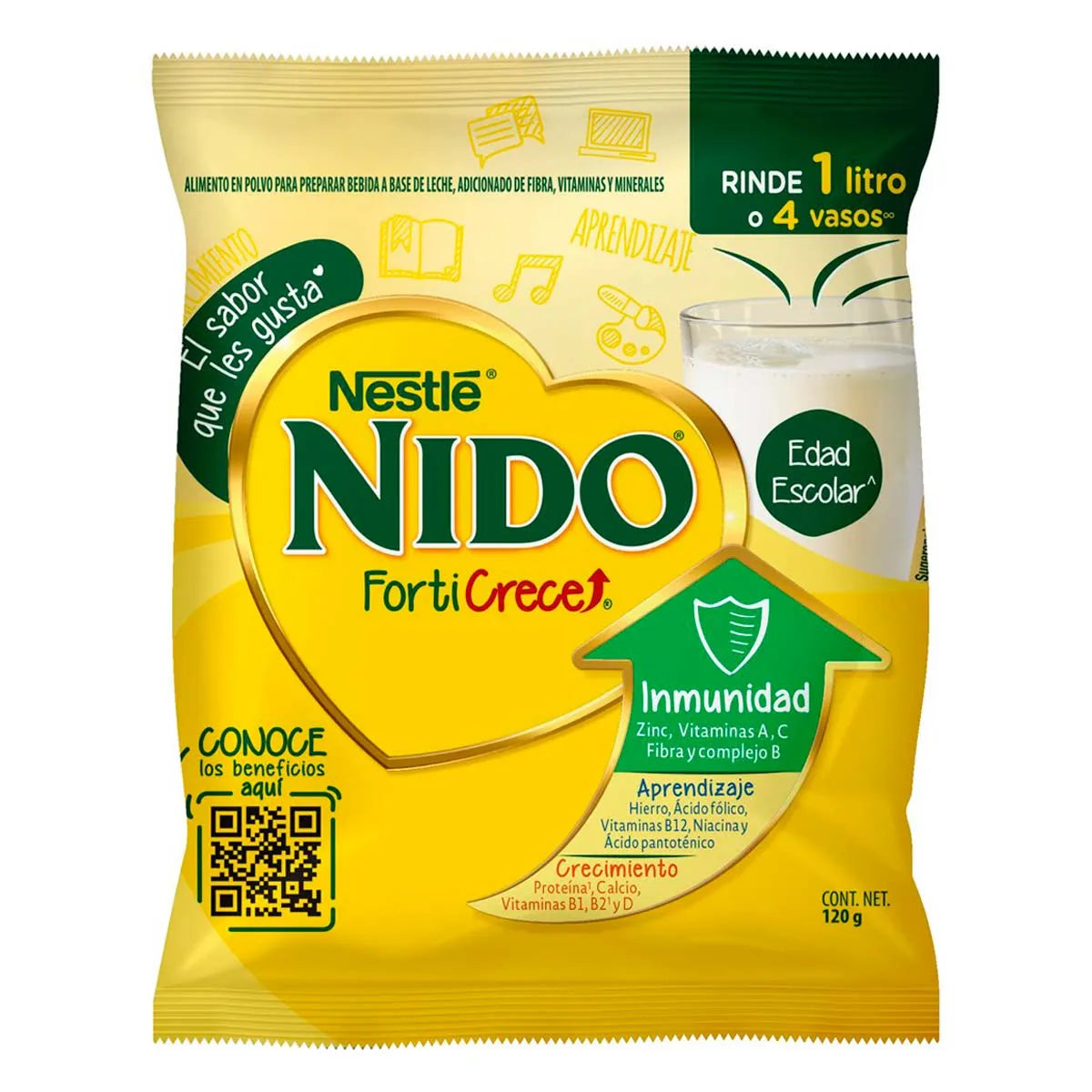 Alimento Nido Forticrece Sobre 120g
