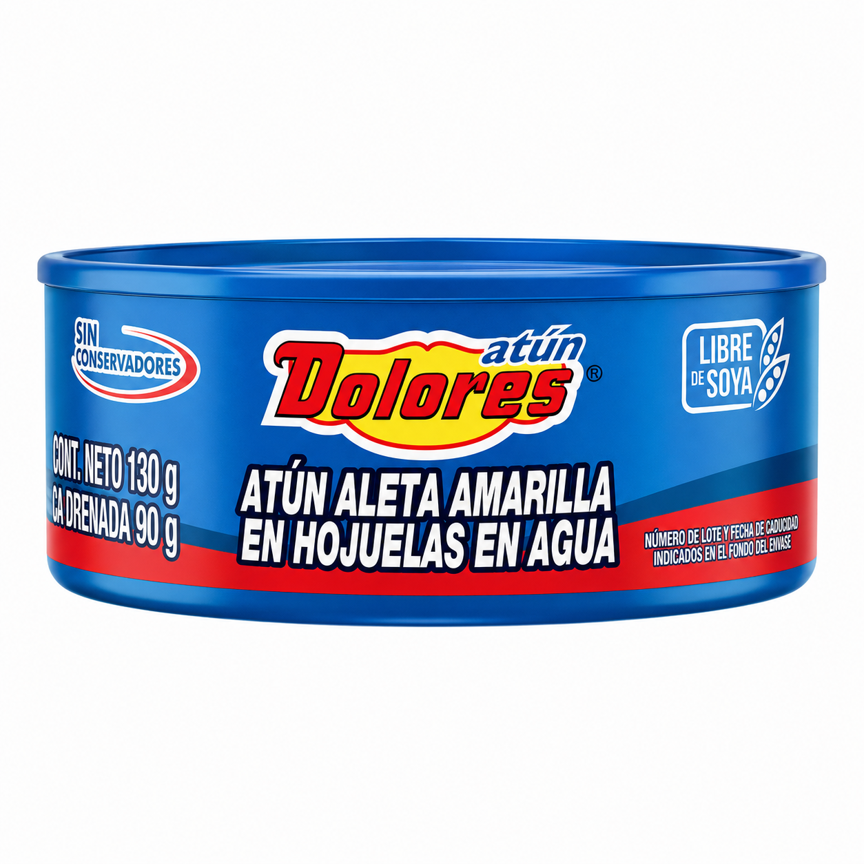 Atún Dolores Aleta Amarilla en Agua 133g