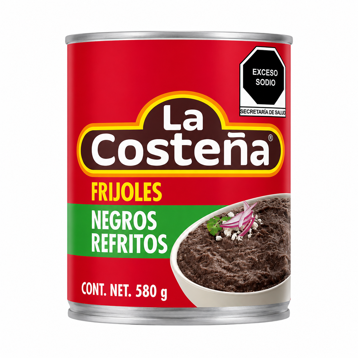 Frijoles Negros Refritos La Costeña 560g