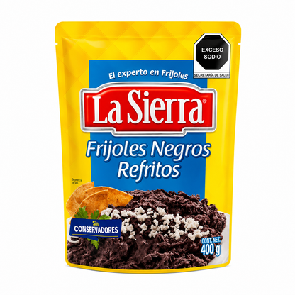 Frijoles Negros Refritos La Sierra 430g