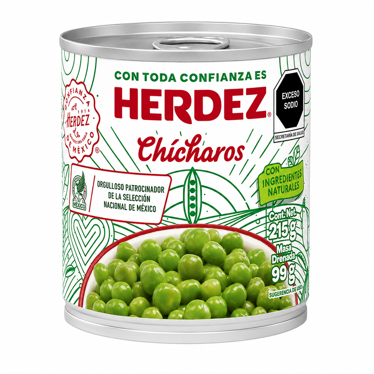 Chícharos Herdez 200g