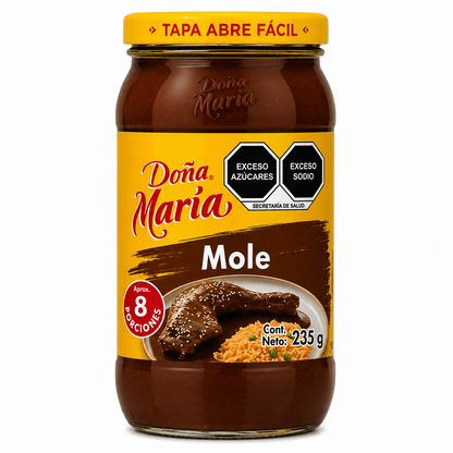 Mole Doña María Rojo en Pasta 235g
