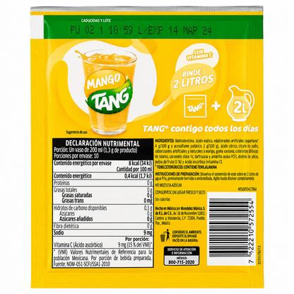 Tang Bebida en Polvo Sabor Mango 13g