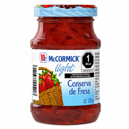 Conserva de Fresa McCormick Light 235g