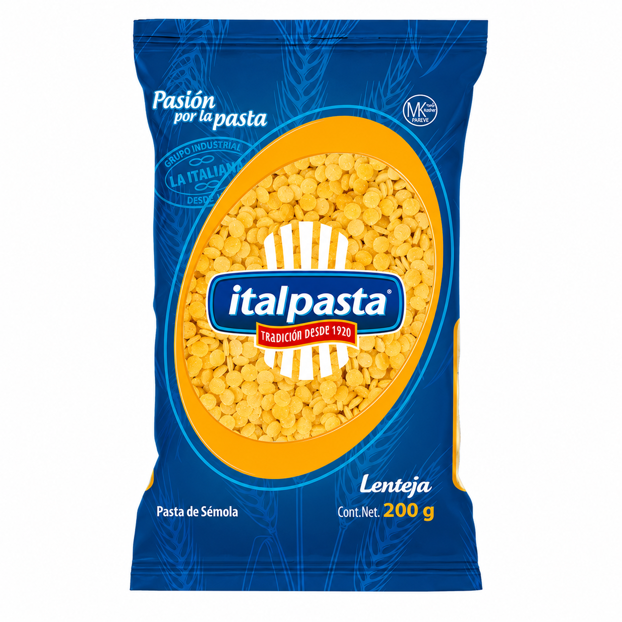 Pasta de Sémola Italpasta Lenteja 200g