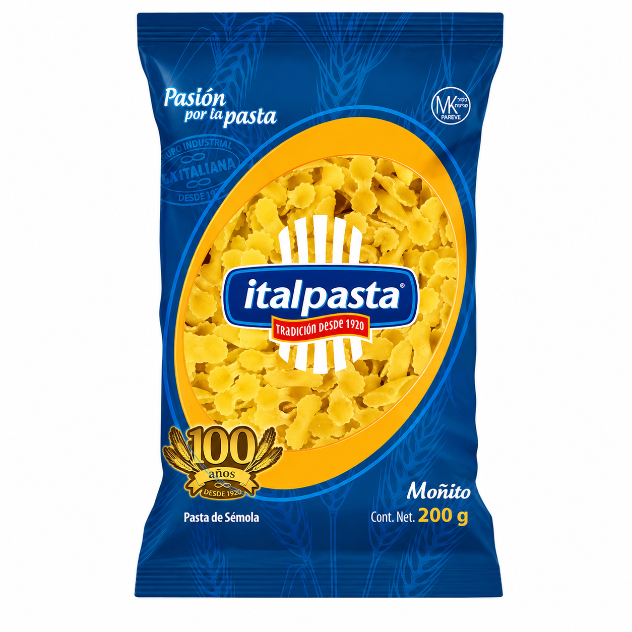Pasta de Sémola Italpasta Moñito 200g