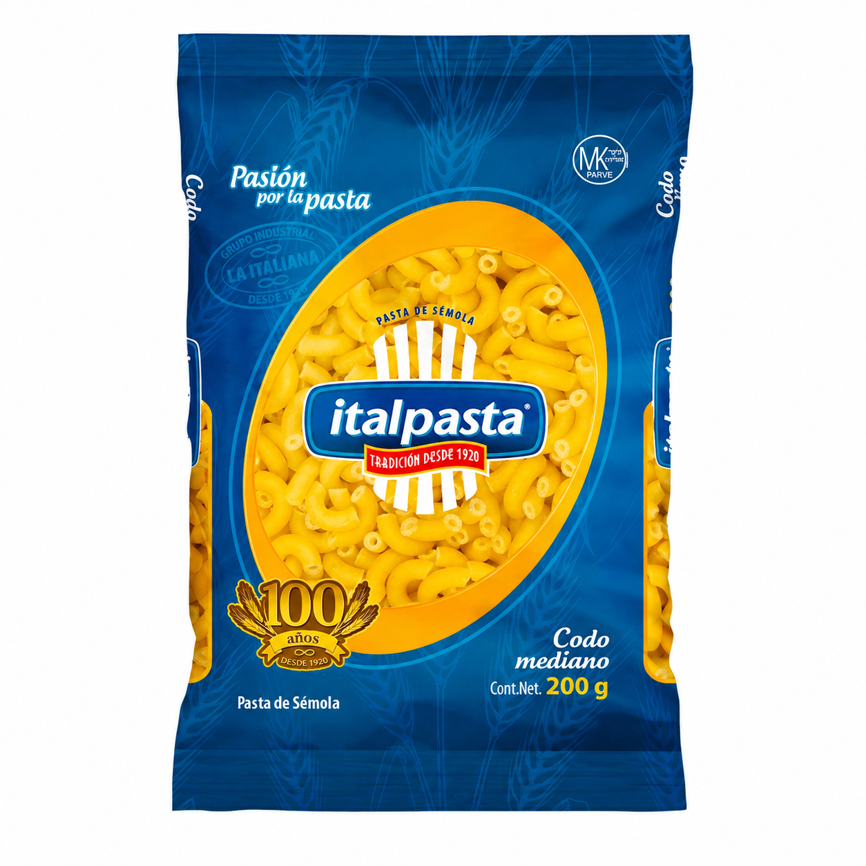 Pasta de Sémola Italpasta Codo Mediano 200g