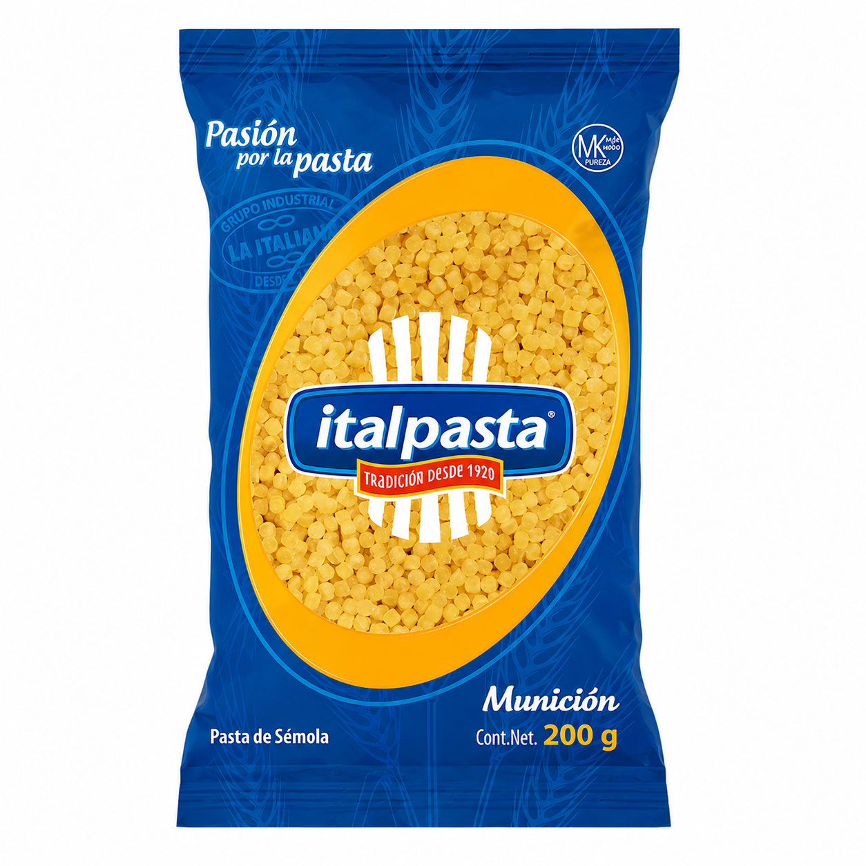 Pasta de Sémola Italpasta Munición 200g