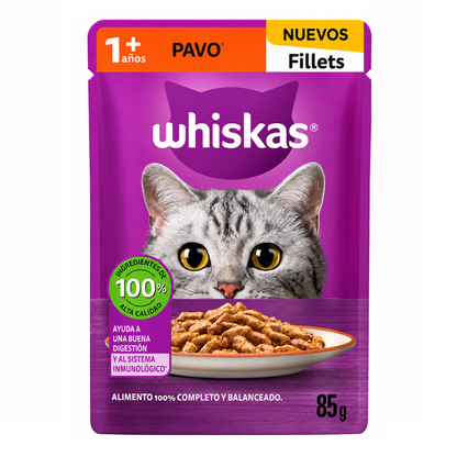 Sobre Whiskas para Gato Adulto Pavo 85g