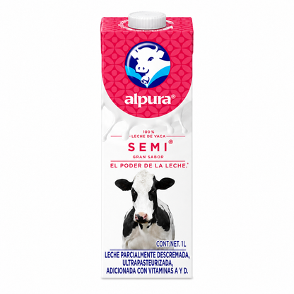 Leche Alpura Semi 1L