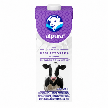 Leche Alpura Deslactosada 1L