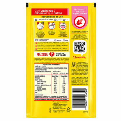 Atole Maizena Sabor Fresa 47g