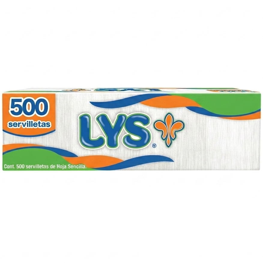 Servilleta LYS Hoja Sencilla 500 pzs