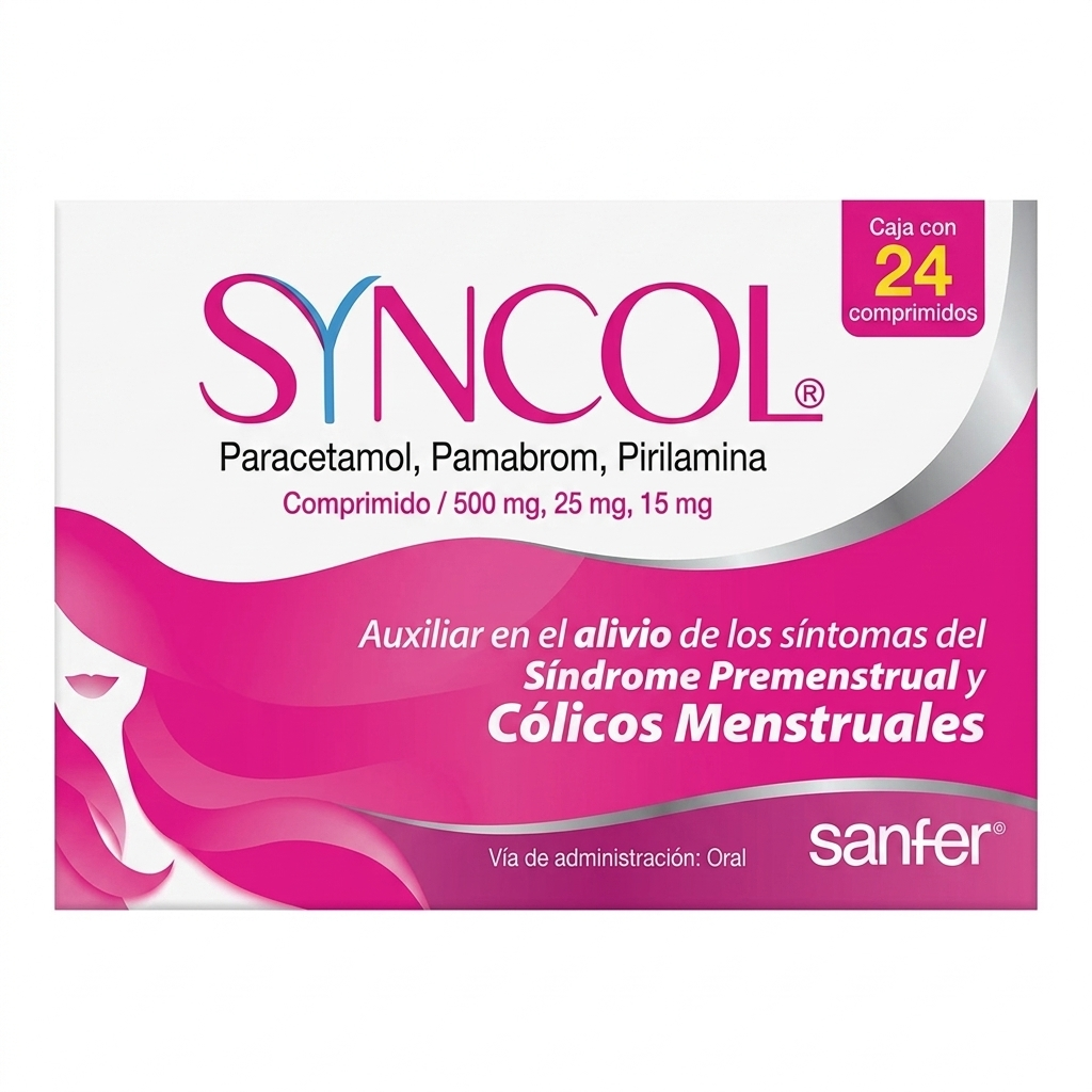 Comprimidos Syncol Caja 24 pzs
