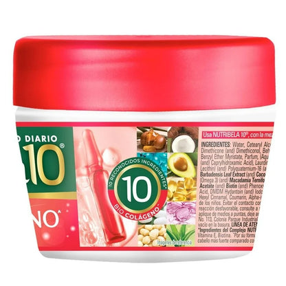 Tratamiento Nutribela 10 Biocolágeno Control Caída 90g