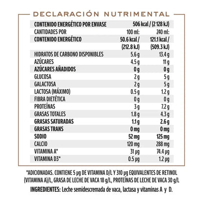 Leche Santa Clara Deslactosada 1L
