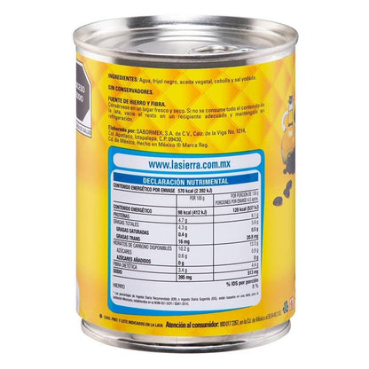 Frijoles Negros Refritos La Sierra 560g