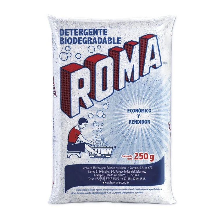 Detergente en Polvo Biodegradable Roma 250g